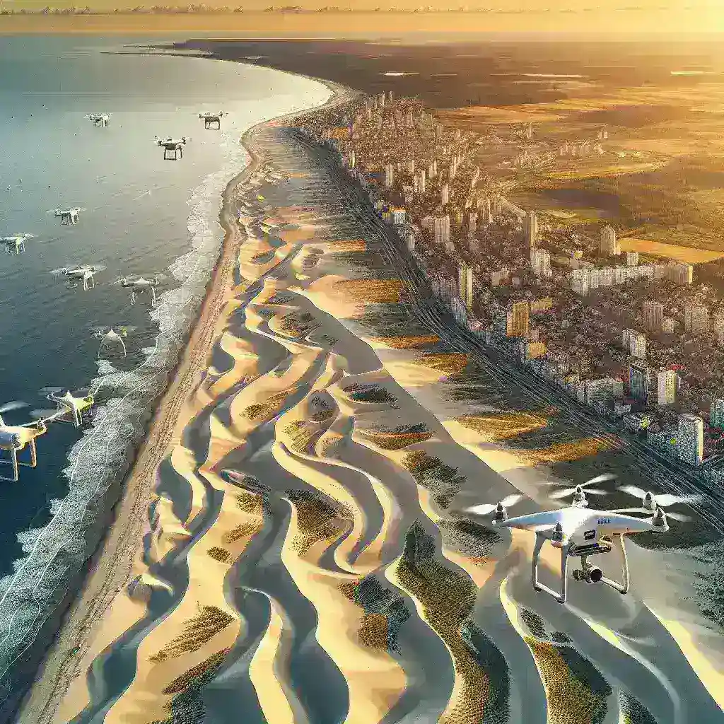 Cidades Costeiras Usam Drones para Mapear Erosão em Praias